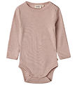 Wheat Bodysuit L/æ - Wool - Lucca - Dry Rose