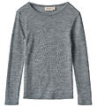 Wheat Blouse - Wool - Alfie - Melange Grey