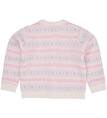 Copenhagen Colors Cardigan - Wool - Knitted - Lavender Combi