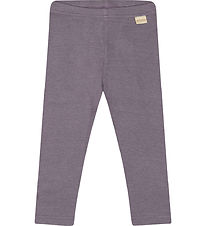Petit Piao Leggings - Rib - Modal - Dusty Violett