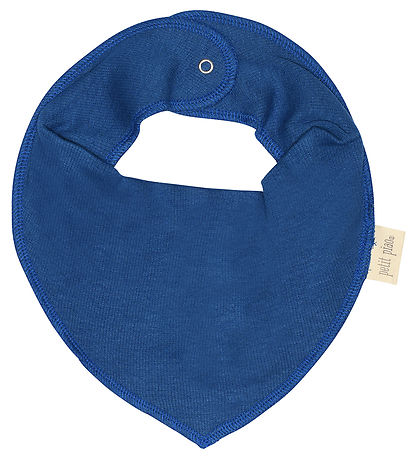 Petit Piao Teething Bib - Rib - Modal - Deep Cobalt
