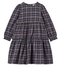Wheat Dress - Fanny - Navy Check