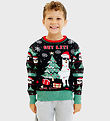 Jule-Sweaters Blússa M. Ljós - Fáðu Lit - Svart