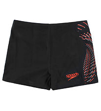 Speedo Swim Trunks - Hyper Boom Panel Jammer - Black/Red