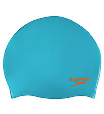 Speedo Swim Cap - Junior - Silicone - Blue/Orange