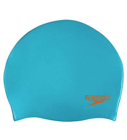 Speedo Badehette - Junior - Silikon - Blå/Oransje