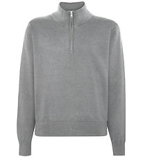Grunt Bluse - GrLudvig - Strick - Grey Melange