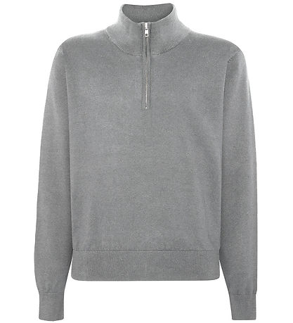 Grunt Blouse - GrLudvig - Knitted - Grey Melange
