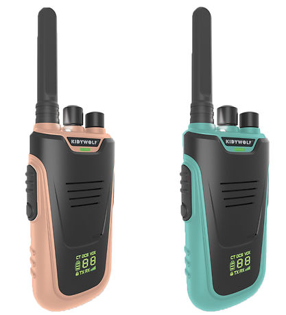 Kidywolf Walkie Talkie - 2 st. - Kidytalk - Blau/Rosa