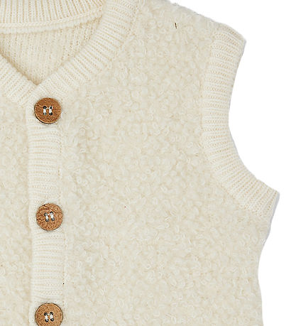 Smallstuff Waistcoat - Wool - Off White
