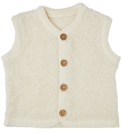 Smallstuff Waistcoat - Wool - Off White