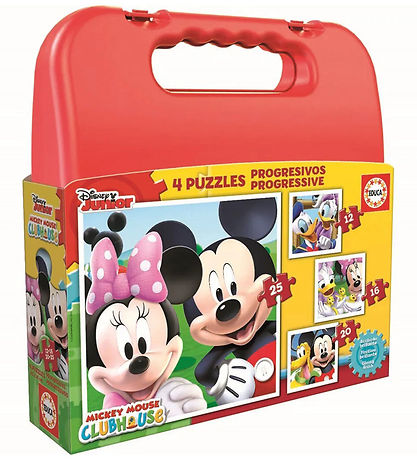 Educa Jigsaw Puzzle - 4 Various - Mickey Mouse Club House