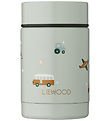 Liewood Thermal container - Nadja - Vehicles/Dove Blue Mix