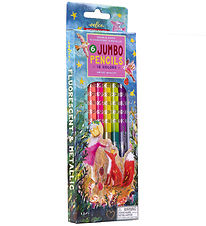Eeboo Buntstifte - 6 st. - Jumbo - King Fox
