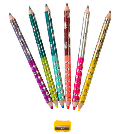 Eeboo Colouring Pencils - 6 pcs - Jumbo - King Fox