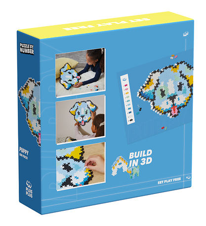 Plus-Plus Pussel Stad Antal - 500 st. - Valp