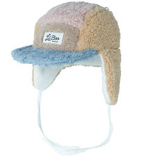 Lil'Boo Copenhagen Mössa - Teddy Fleece - Blue/Rose/Brown