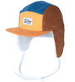 Lil'Boo Copenhagen Kappe - Corduroy - Yellow/Brown/Blue