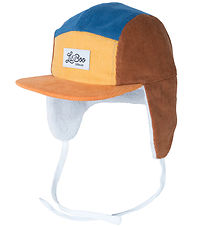 Lil'Boo Copenhagen Keps - Corduroy - Yellow/Brown/Blue