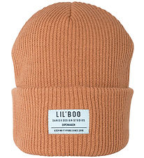 Lil'Boo Copenhagen Mössa - Stickad - Mysigt Beanie - Aprikos
