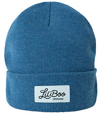 Lil'Boo Copenhagen Mössa - Stickad - Classic+ Beanie - Med Blue