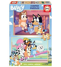 Educa Pussel - Trä - 2x25 Delar - Bluey