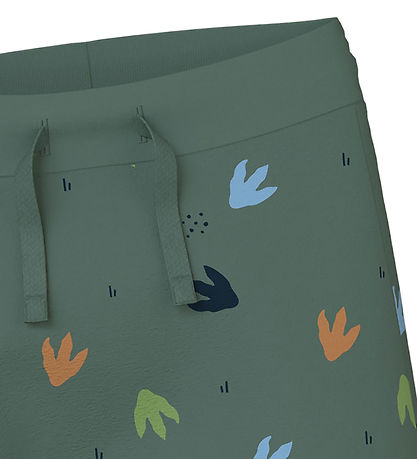 Name It Trousers - NbmVroels - Dark Forest/Dino Footprints