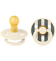 BIBS Colour Pacifiers - Size 2 - 2-Pack - Round - Ruby Pine Mix