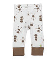Katvig Leggings - Off White w. Chestnut figures