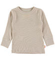 Katvig Bluse - Wolle - Feder Grey