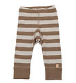 Leggings Katvig - Marron/Beige Rayures