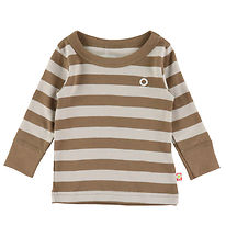 Katvig Bluse - Braun/Beige gestreift