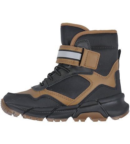 Geox Winter Boots - Tex - J Flexyper Plus - Tobacco/Black