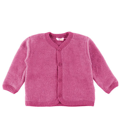 Joha Cardigan - Wool - Raspberry