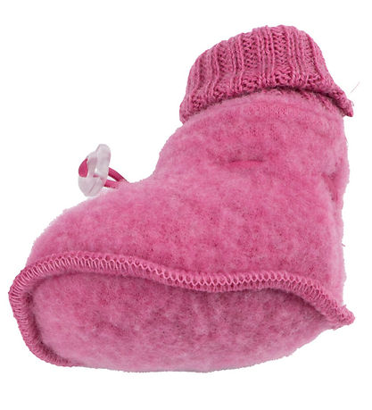 Joha Booties - Wool - 2-layer - Raspberry