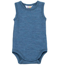 Joha Bodysuit u/æ - Wool - Denim Blue