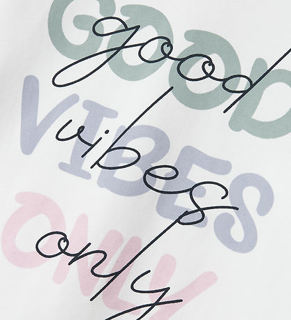 Name It Blouse - NkfVix - Bright White/Good Vibes Wed