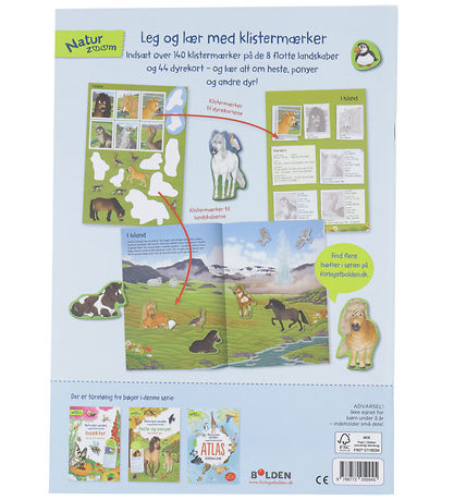 Forlaget Bolden Activity Book w. Stickers - The World of Nature