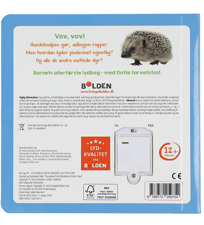 Forlaget Bolden Book w. Sound - Look And Listen - Cute Animals