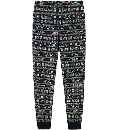 Name It Pyjamasetti - NknVismas - Dark Sapphire/Hyvää joulua