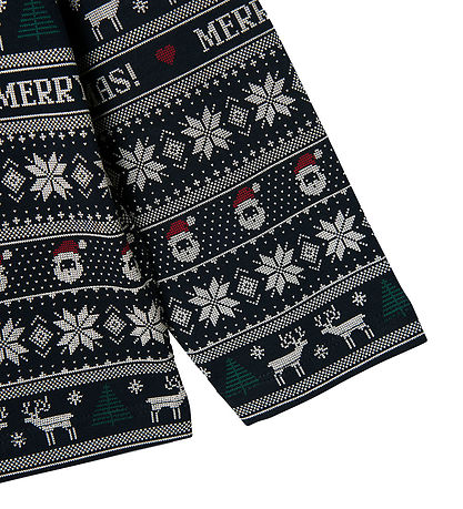 Name It Pyjamasetti - NknVismas - Dark Sapphire/Hyvää joulua