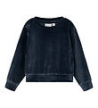 Blouse Name It - Velours Côtelé - Recadré - NmfVeloa - Dark Sapp