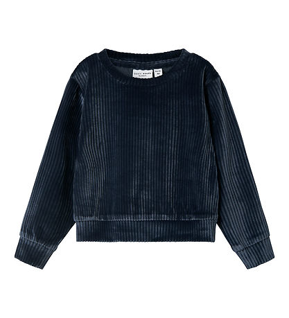 Blouse Name It - Velours Côtelé - Recadré - NmfVeloa - Dark Sapp