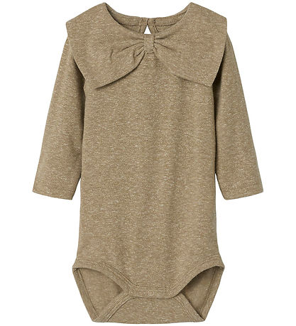 Name It Bodysuit L/æ - NbfRossia - Weathered Teak