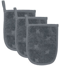 Müsli Baby Wash Glove - 3-Pack - 14x18 cm - Stormy Blue