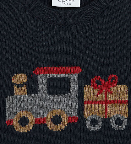 Hust and Claire Waistcoat - Knitted - Perry - Navy