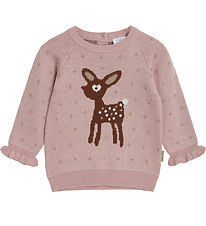 Hust and Claire Blouse - Gebreid - Puzzel - Adobe Rose