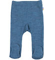 Joha Leggings M. Fætur - Ull - Gallaefni Bláir