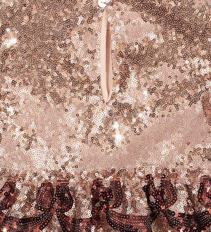 Konges Sløjd Kleid - Starla Bow Wow - Gold Blush