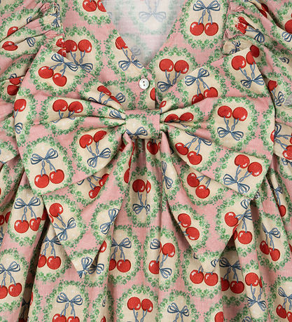 Konges Sløjd Kleid - Euböa Bow - Cherry Bow